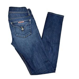 Hudson | Collin Flap Skinny Jeans w/ Light Distressing/Fade | Size 26